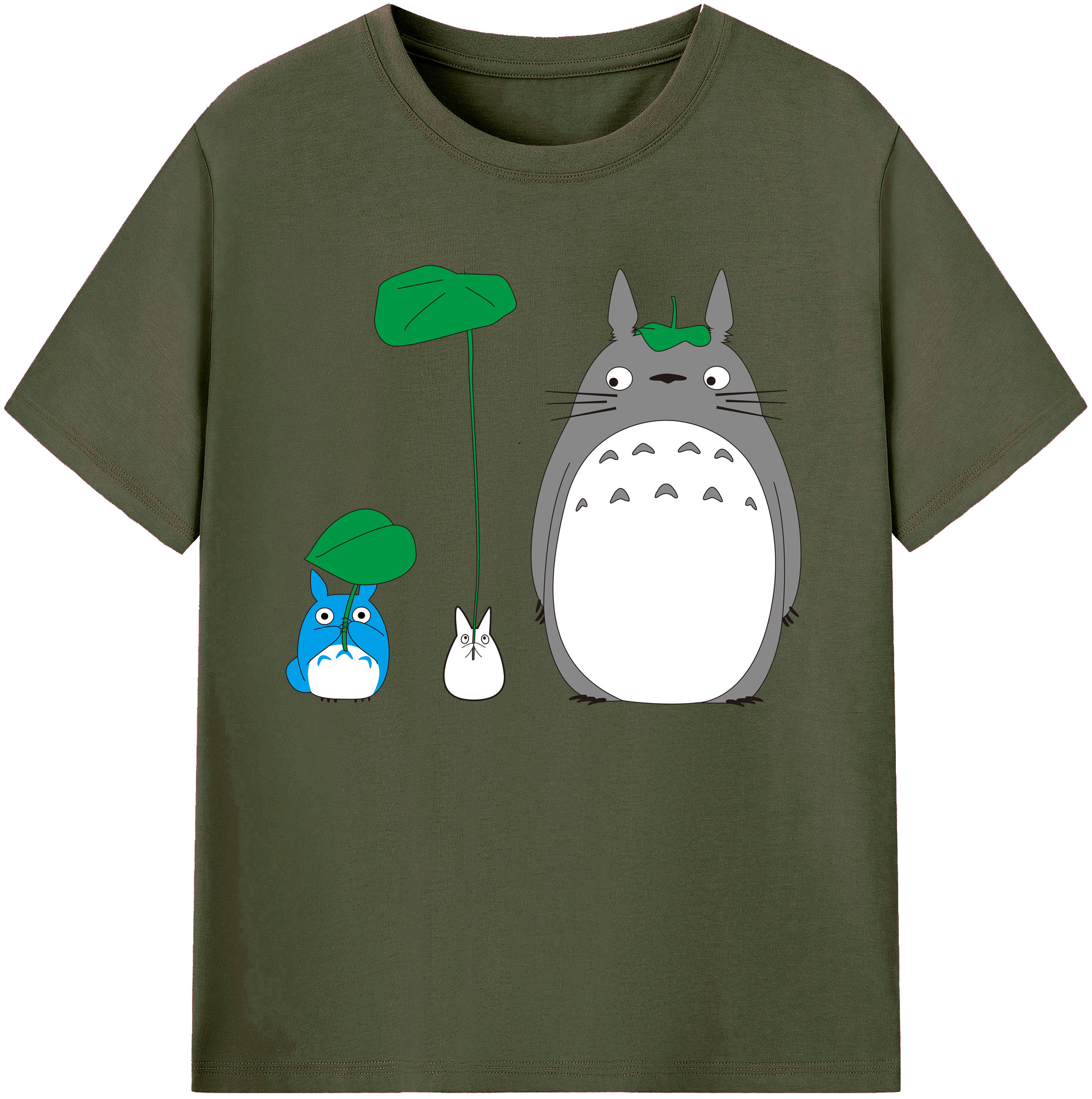 （画像用） となりのトトロ 草壁メイ 草壁サツキ My Neighbor Totoro Satsuki Kusakabe Mei Kusakabe 綿100％ メンズ半袖Tシャツ｜肌触りやわらか＆通気性